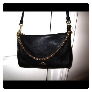 Coach crossbody leather bag